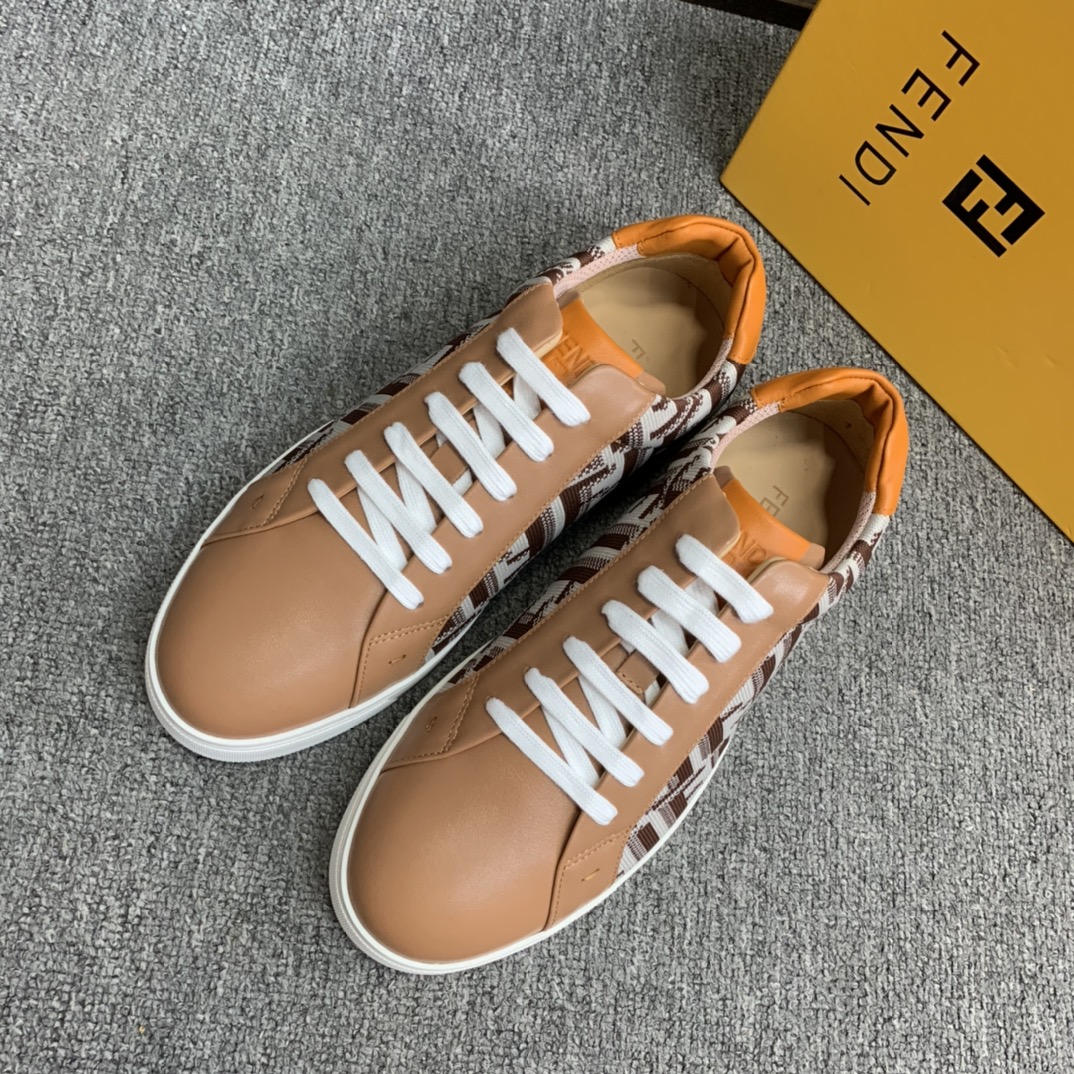 Fendi Style Leather Men's Shoes style reference detail image 3 from source 781789
