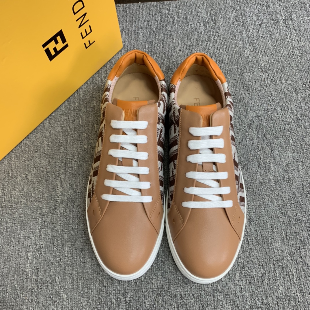 Fendi Style Leather Men's Shoes Lookbook Reference image 1
