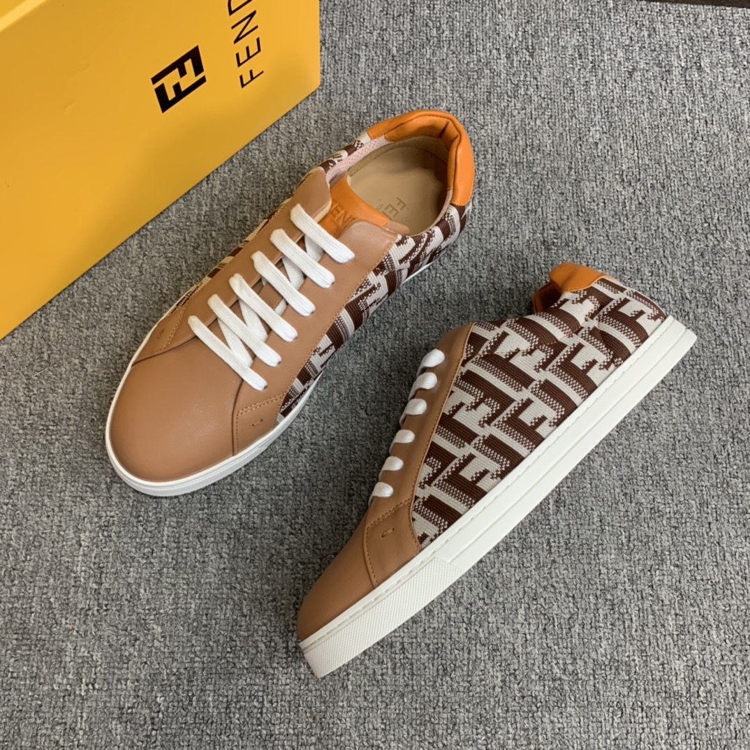 Fendi Style Leather Men's Shoes style reference detail image 6 from source 781789