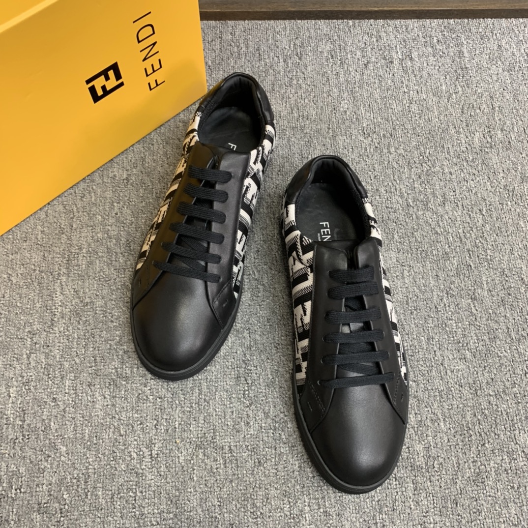 Fendi Style Leather Men's Shoes Lookbook Reference image 2