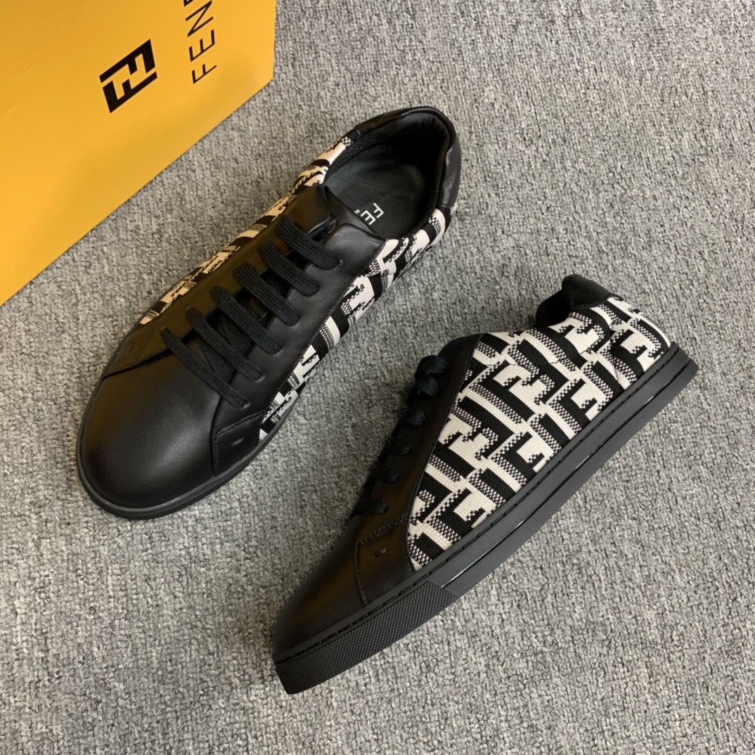 Fendi Style Leather Men's Shoes style reference detail image 6 from source 781783