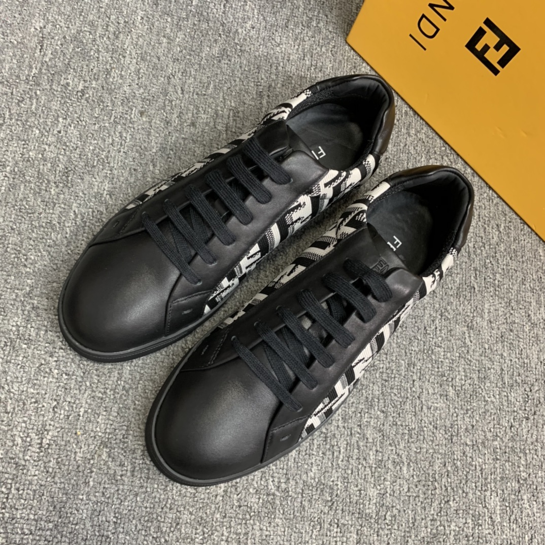 Fendi Style Leather Men's Shoes style reference detail image 3 from source 781783