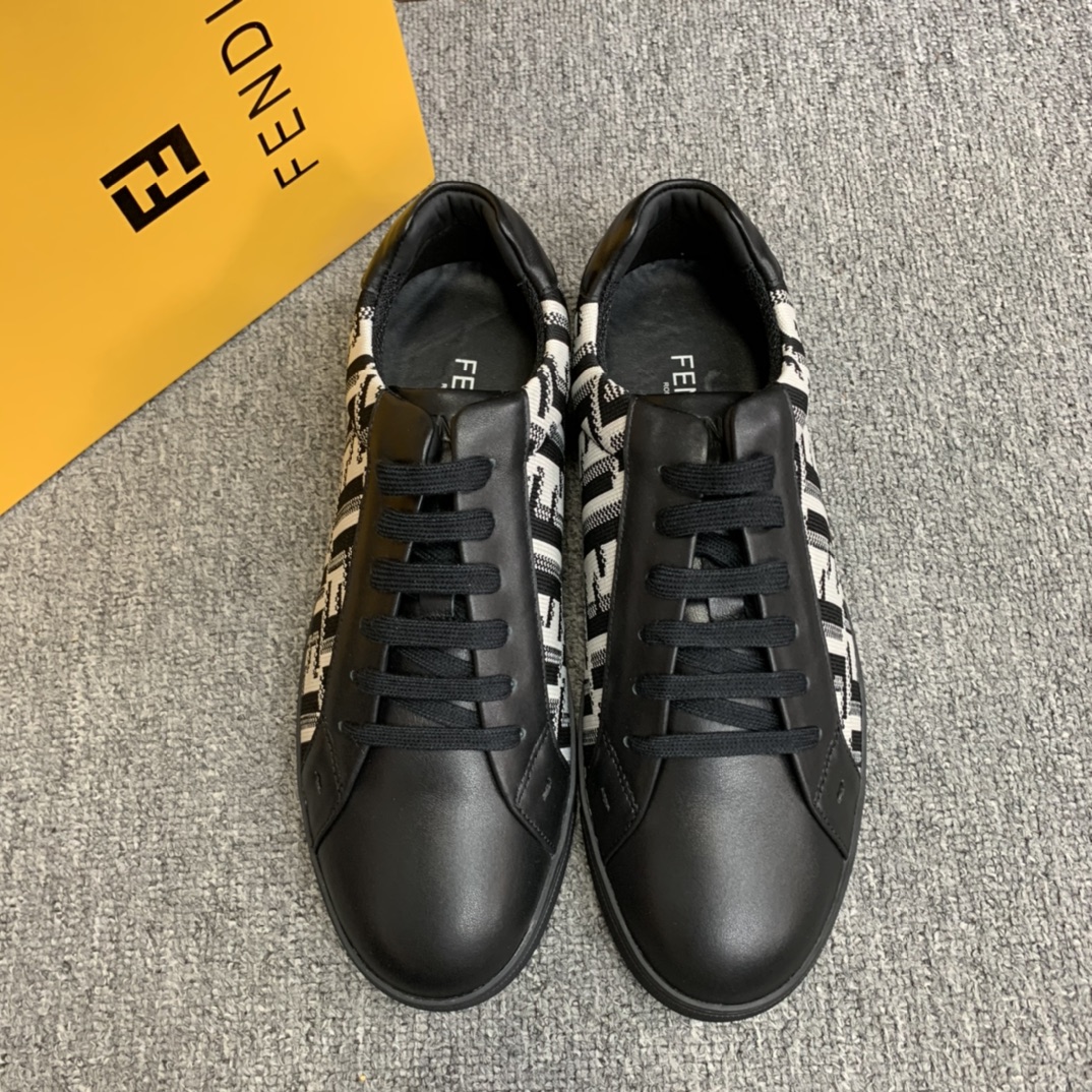 Fendi Style Leather Men's Shoes Lookbook Reference image 1