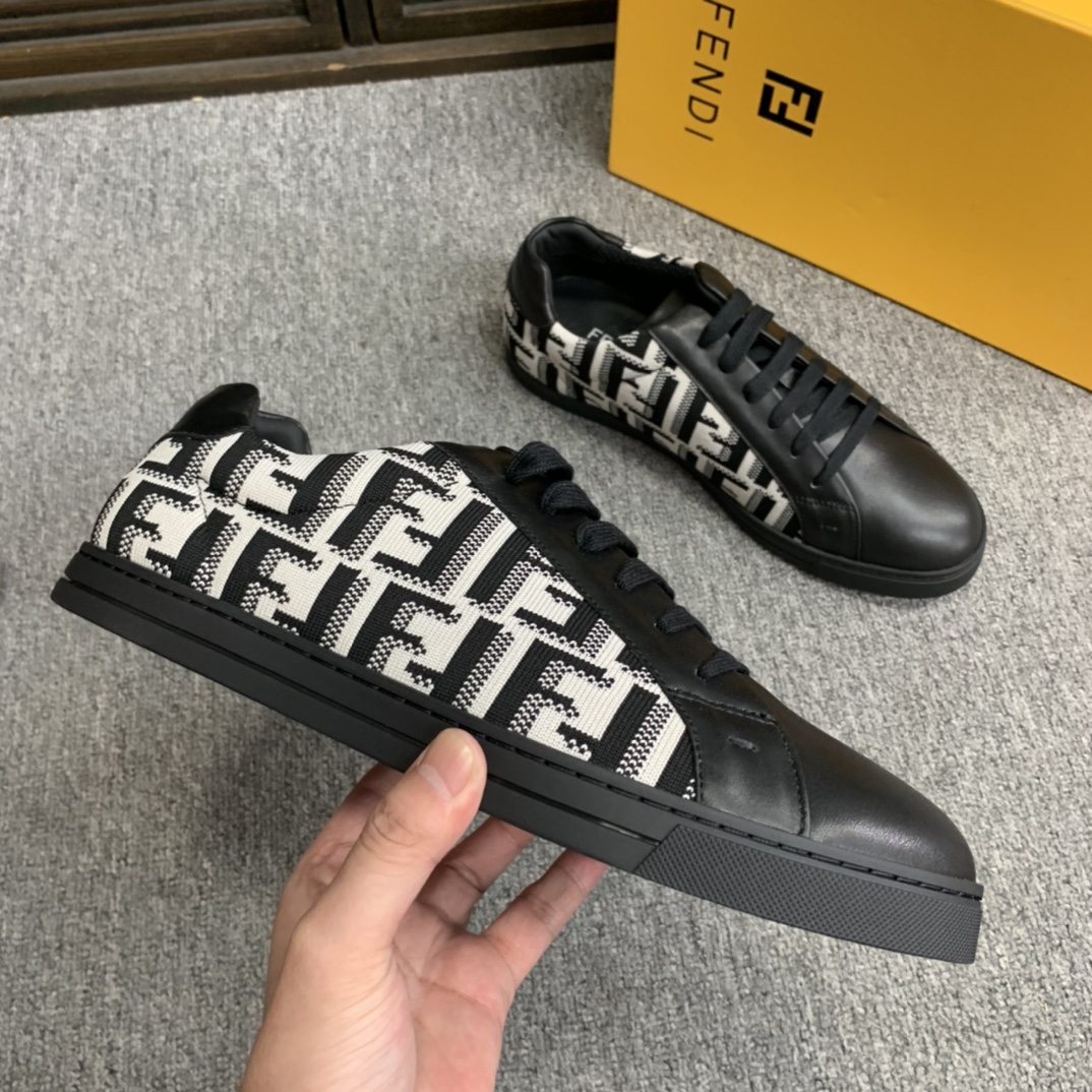 Fendi Style Leather Men's Shoes style reference detail image 5 from source 781783