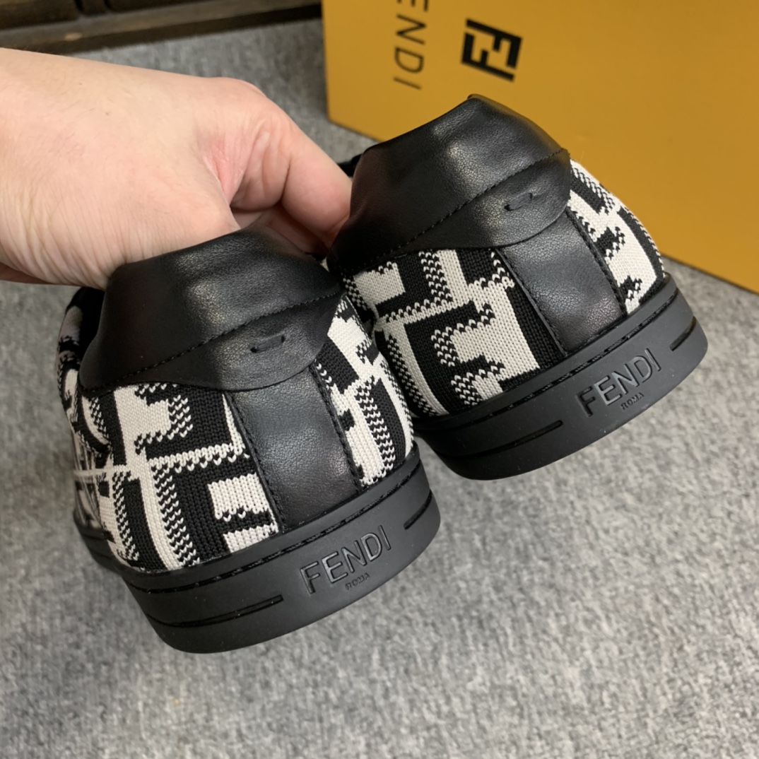Fendi Style Leather Men's Shoes style reference detail image 9 from source 781783