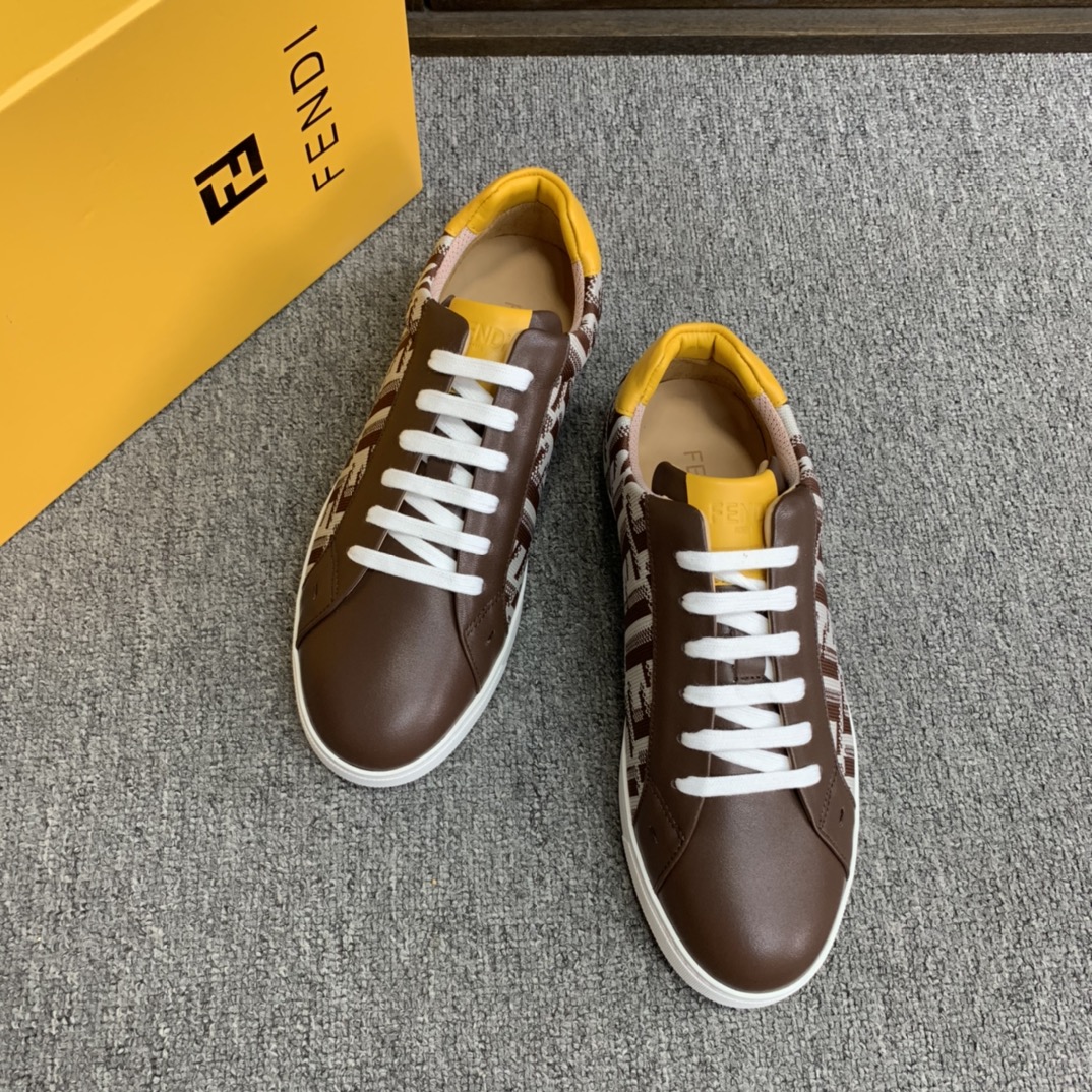 Fendi Style Leather Men's Shoes Lookbook Reference image 2