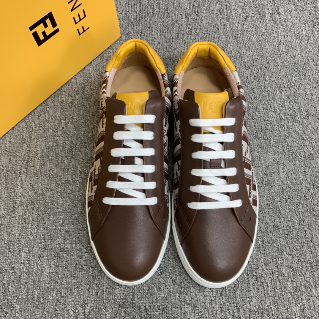 Fendi Style Leather Men's Shoes Lookbook Reference image 1
