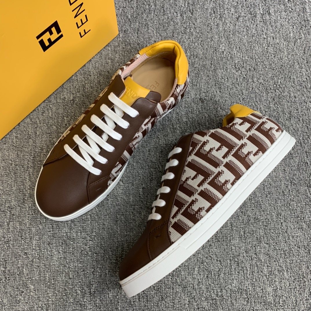 Fendi Style Leather Men's Shoes style reference detail image 6 from source 781803
