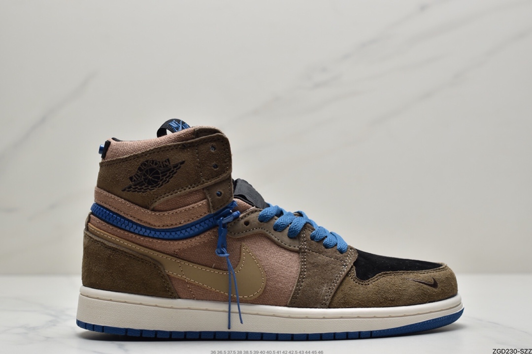 290 Air Jordan 1 High Switch 拉链拉链设计暗藏玄机CW6576-200