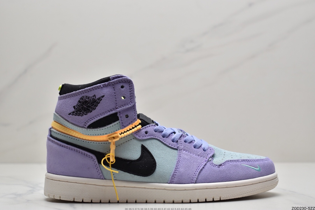 290 Air Jordan 1 High Switch 拉链拉链设计暗藏玄机CW6576-200
