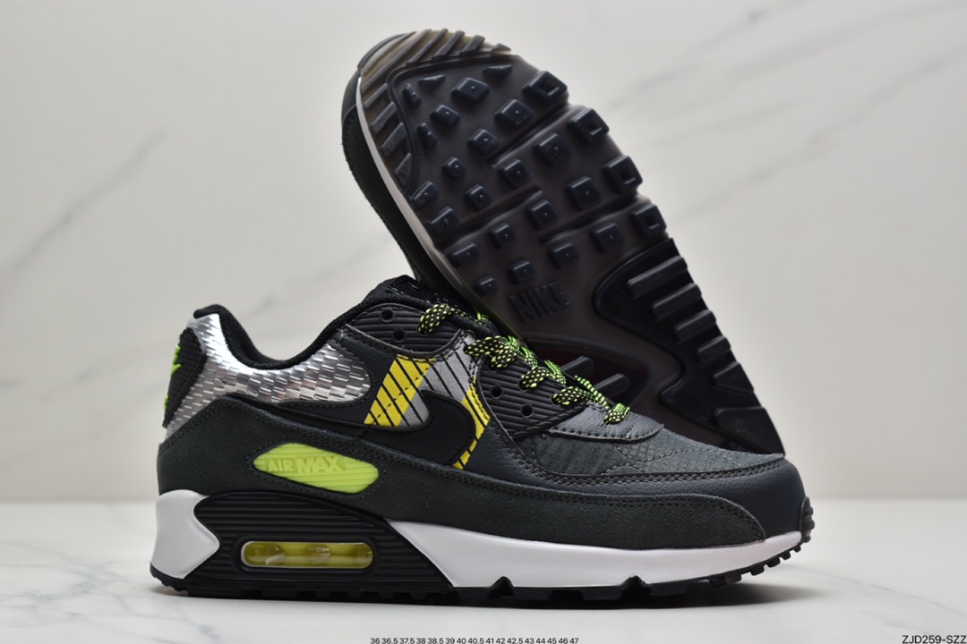 240  耐克Nike Air Max 90 耐克 3M 经典后置小气垫缓震运动鞋