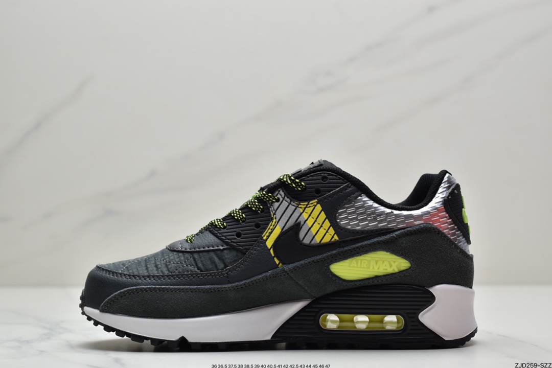 240  耐克Nike Air Max 90 耐克 3M 经典后置小气垫缓震运动鞋