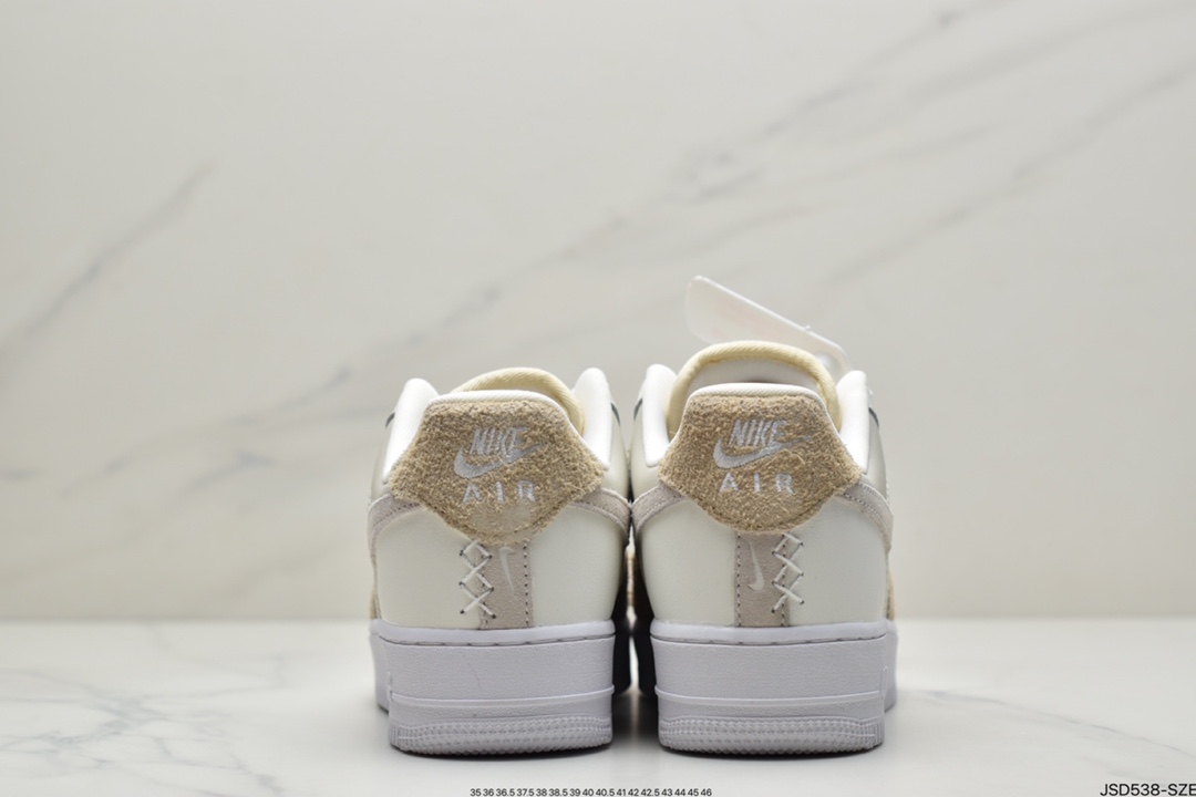 200 耐克Nike Air Force 1’07 LV8”Beach Coconut Milk”空军一号经典低帮百搭休闲运动板鞋DD6618-100