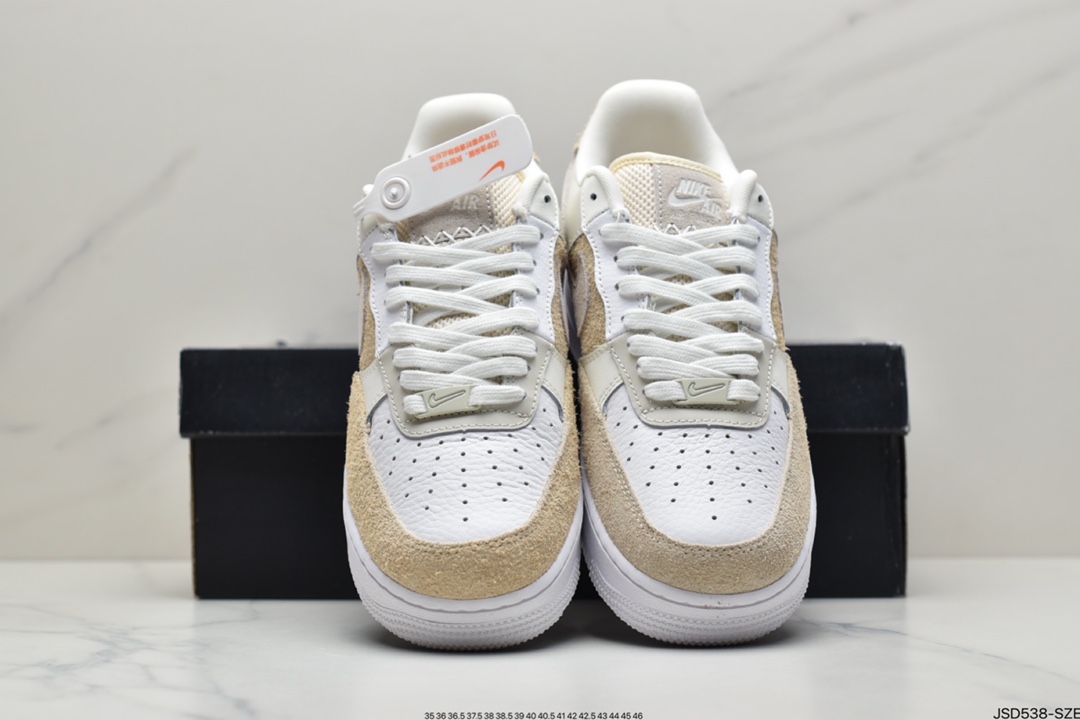 200 耐克Nike Air Force 1’07 LV8”Beach Coconut Milk”空军一号经典低帮百搭休闲运动板鞋DD6618-100