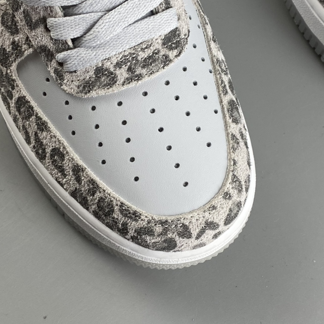 P220  NIKE Air Force 1 Low ”Leopard” 灰白蓝 豹纹空军一号低帮休闲板鞋 DDJ6192-001
