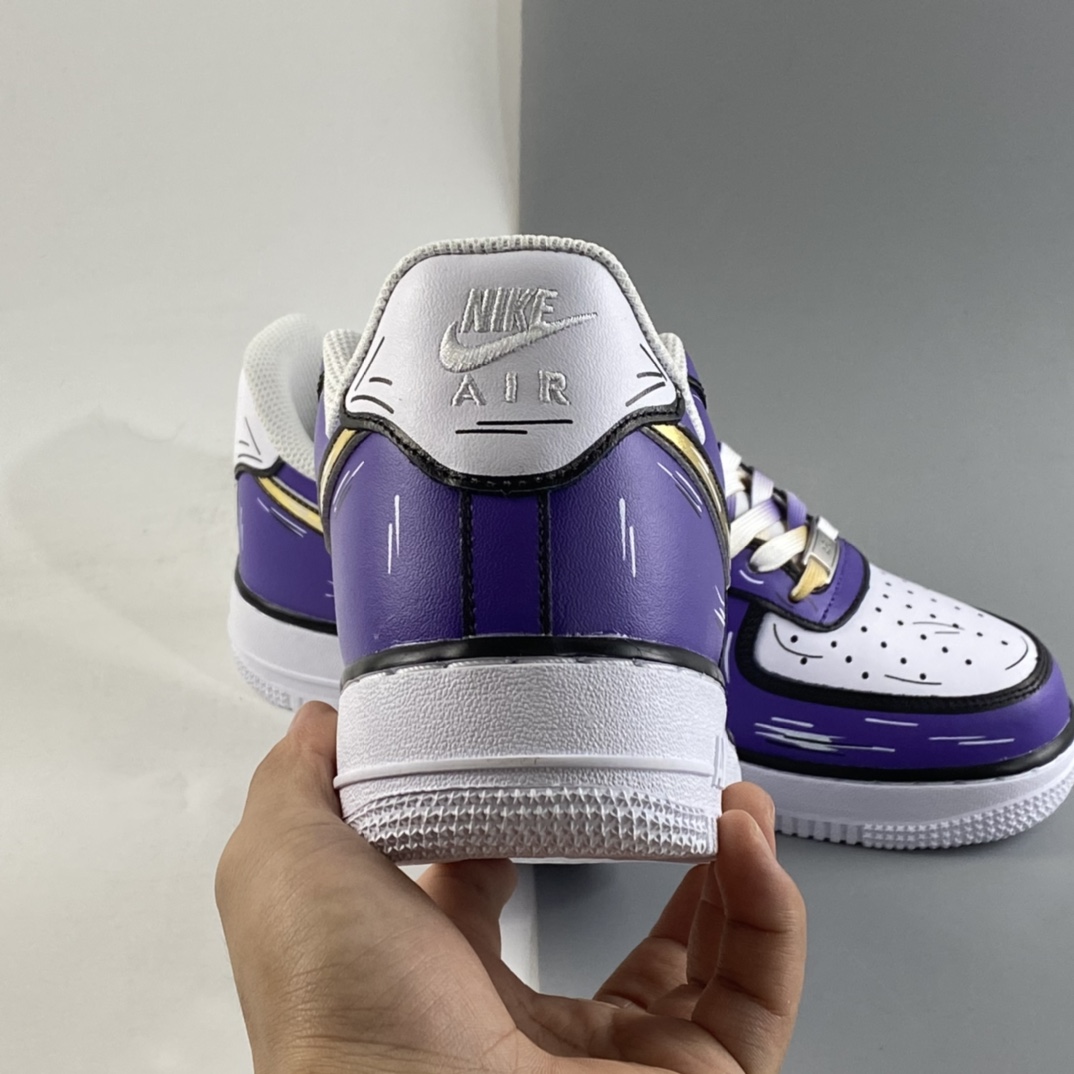 P260  NIKE Air Force 1 Low’07 紫金湖人配色 空军一号低帮休闲板鞋 CW2288-111