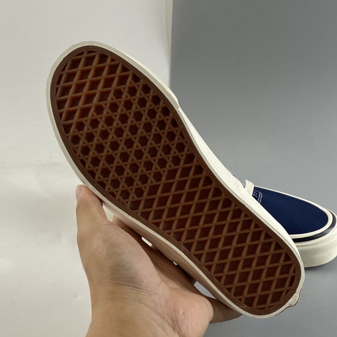 P140  Vans万斯安纳海姆 秋季新款经典深蓝色 复古硫化板鞋 经典百搭男女鞋 VN0A2Z5IV7E