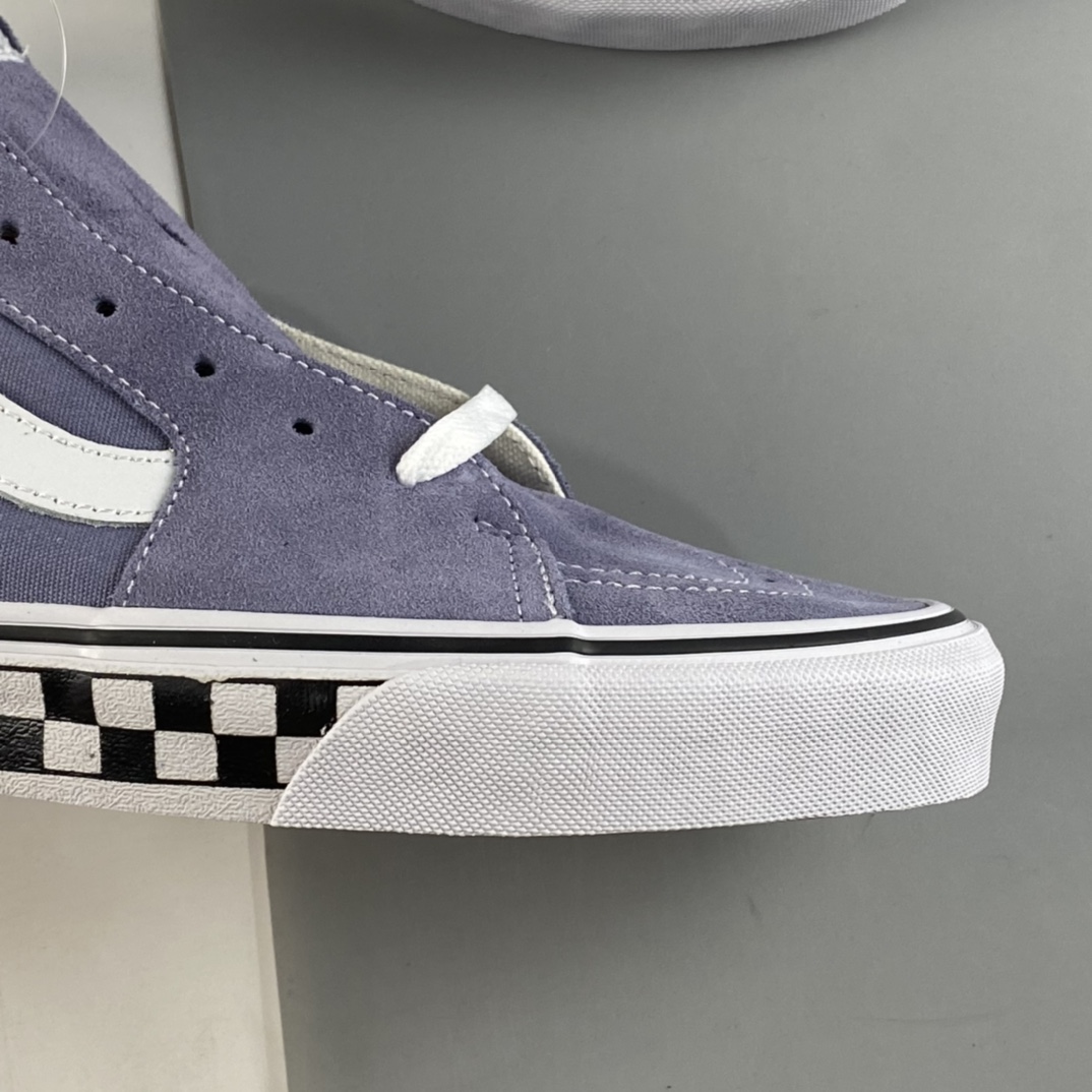 P160  Vans SK8-Hi 灰蓝色棋盘格经典系列 VN0A4U3C2RM