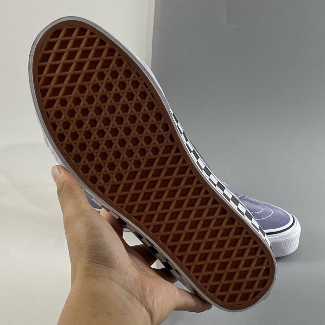 P160  Vans SK8-Hi 灰蓝色棋盘格经典系列 VN0A4U3C2RM
