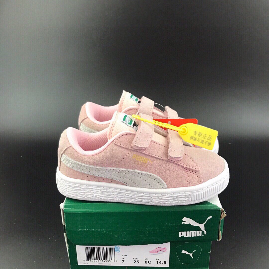 PUMA double-button magic sticker, Child Childens Shoes, foreign trade list, high-end quality, head pelt, 24-35 - 图片 3