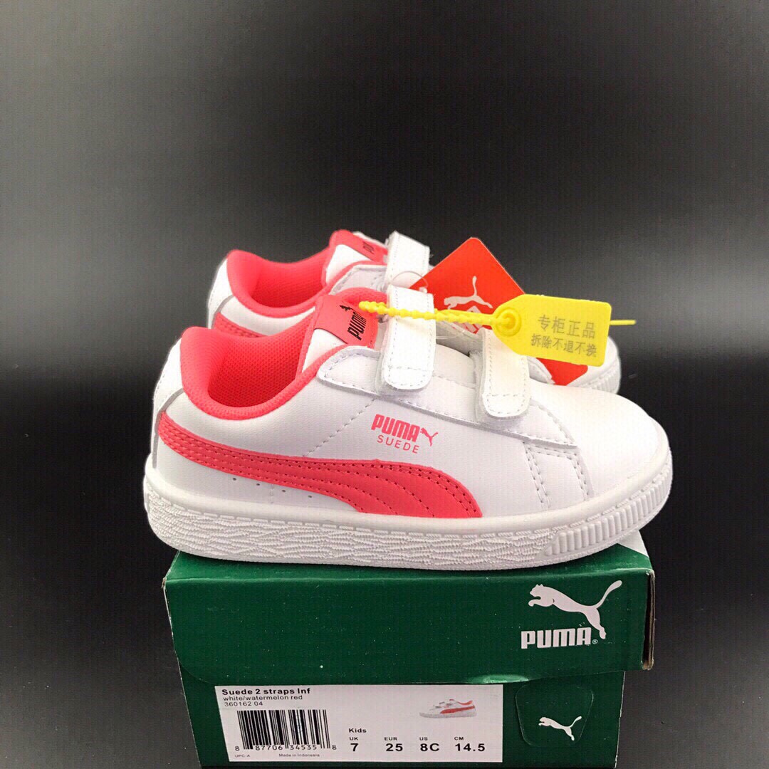 PUMA double-button magic sticker, Child Childens Shoes, foreign trade list, high-end quality, head pelt, 24-35 - 图片 6