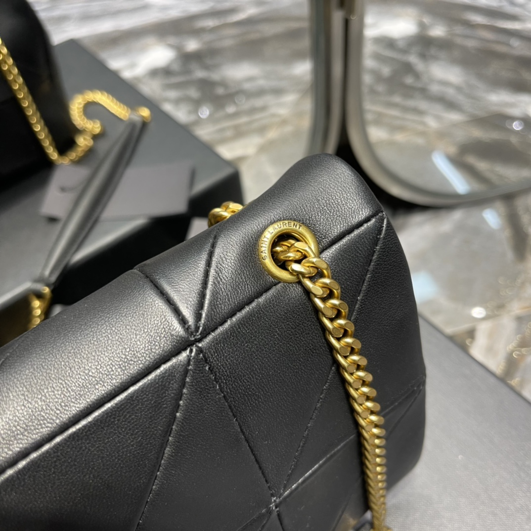 Chanel CC Chain Drawstring Bucket Bag Quilted Lambskin Mini Black