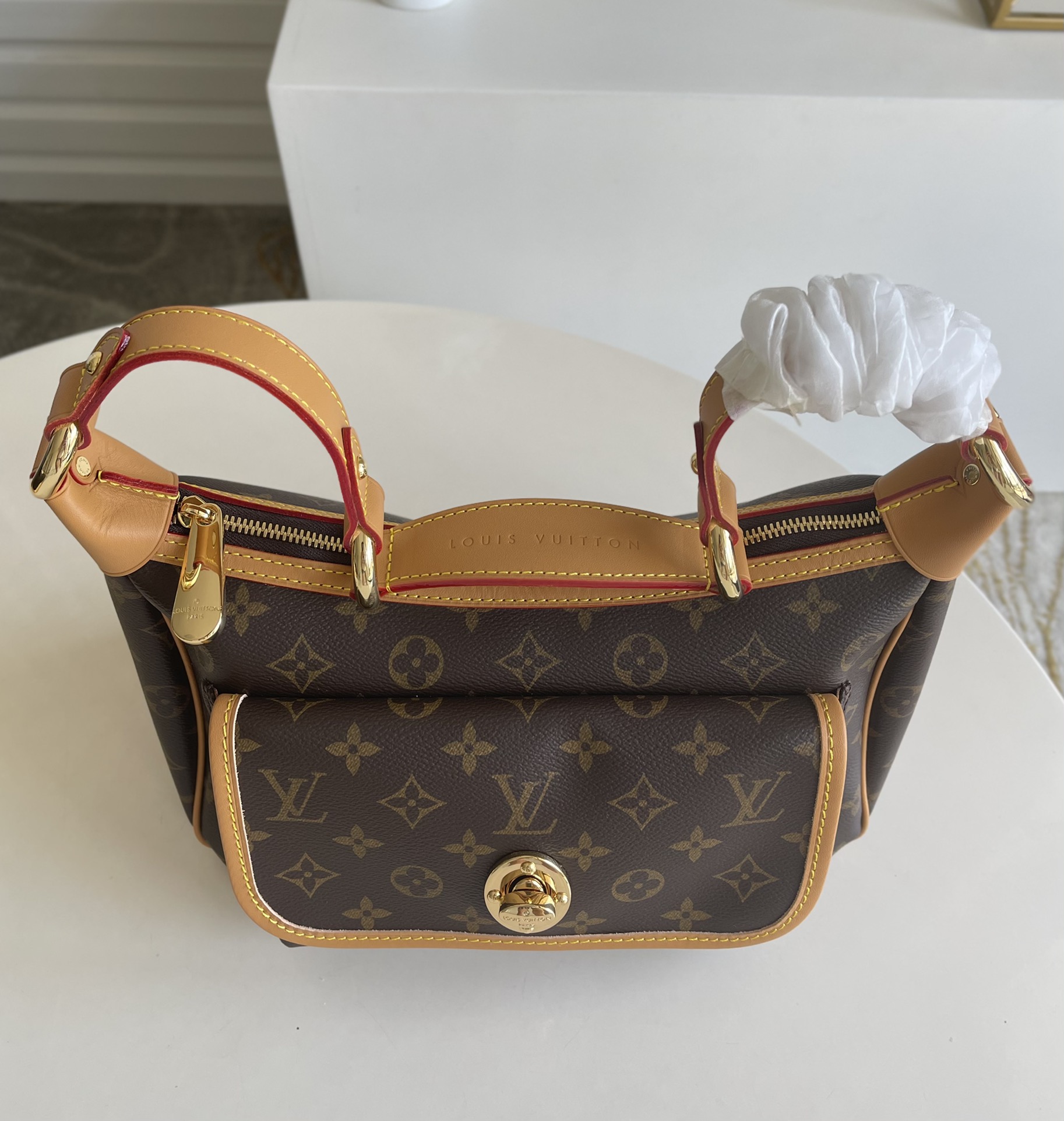 路易威登 Louis Vuitton 高定典藏经典高奢皮具手袋托特包斜挎包女包 #DA7767C3 4
