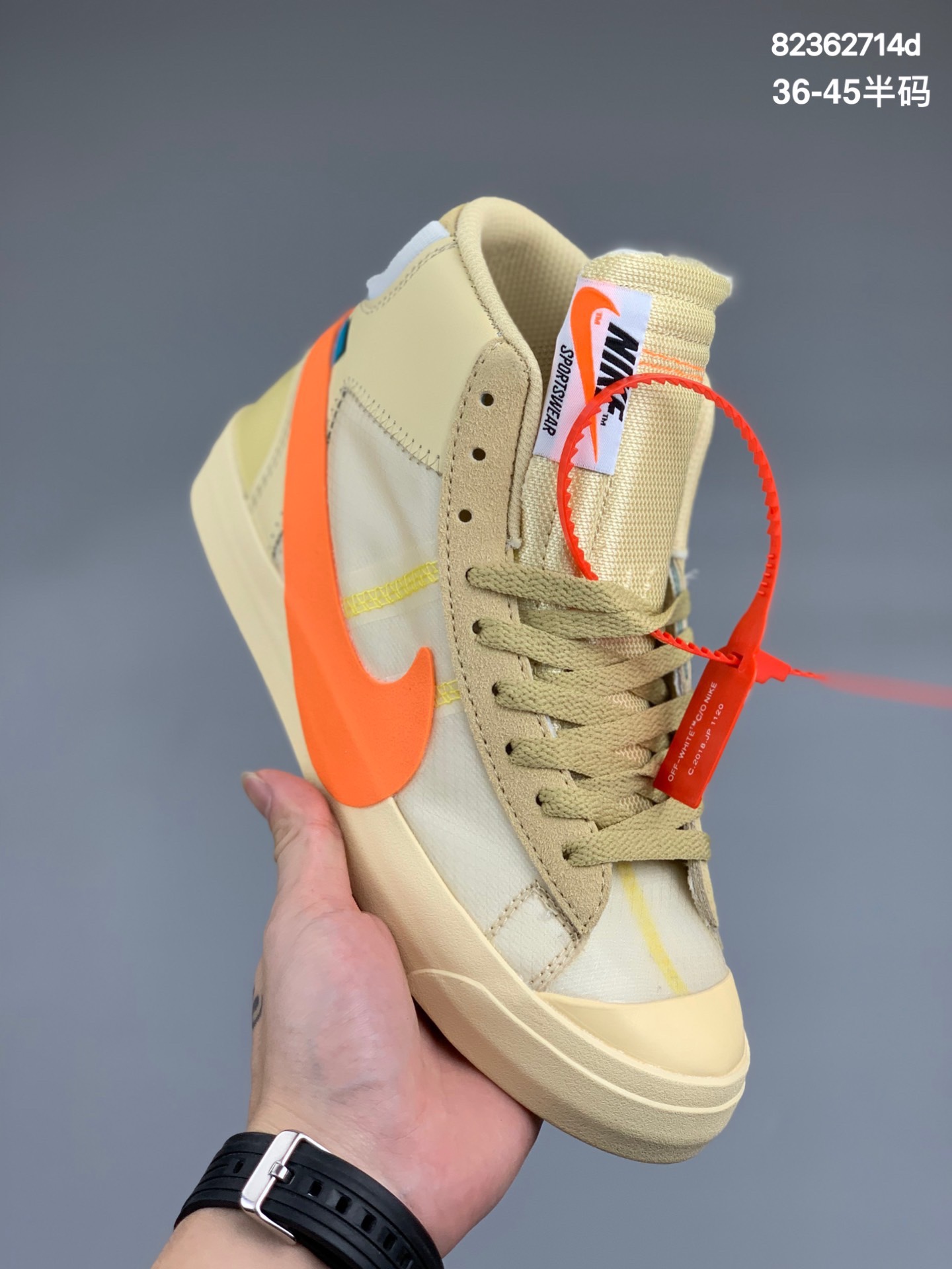 
真标主题限定，VIRGIL ABLOH设计师独立品牌Off-White x Nike Blazer Mid 开拓者经典中帮百搭硫化休闲运动板鞋
官方货号：AA3832
尺码：36 36.5 37.5 38 38.5 39 40 40.5 41 42 42.5 43 44 44.5 45
编码：82362714d