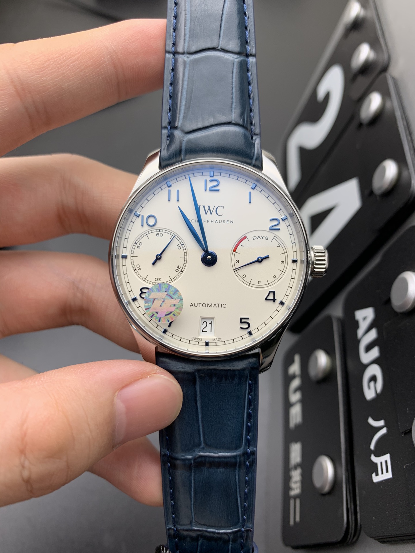 IWC 白面蓝针葡七