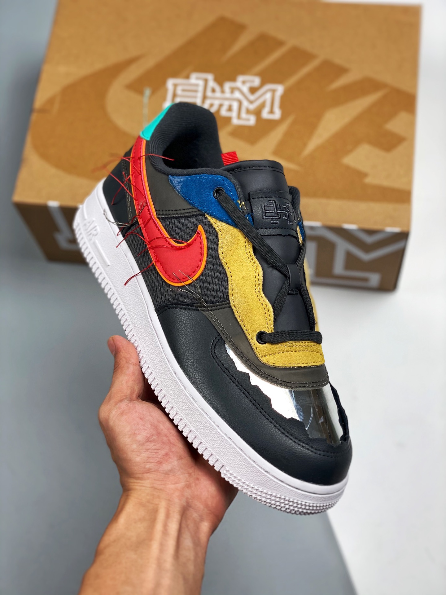 Air Force 1 BHM Mes de la Historia Negra, única versión correcta, fotos reales en primer lanzamiento, reinterpretación …
