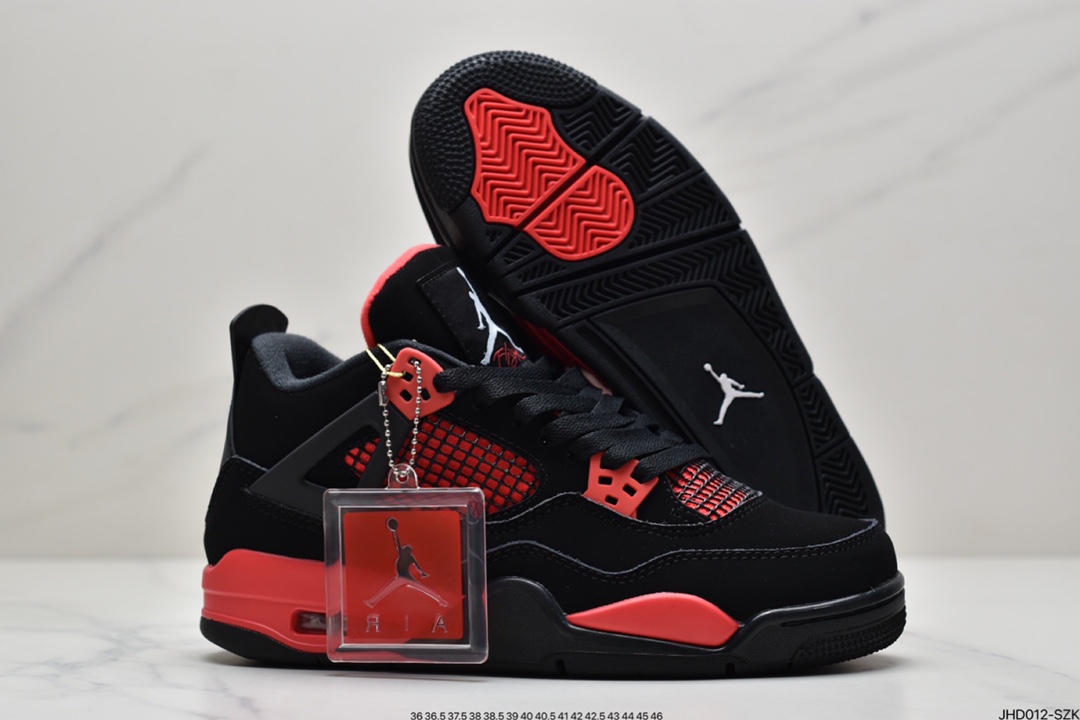 190 Nike Air Jordan 4 Retro “Red Thunder” 黑红 AJ4 乔4 迈克尔·乔丹 AJ4代篮球鞋CT8527-016