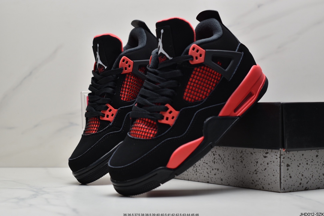 190 Nike Air Jordan 4 Retro “Red Thunder” 黑红 AJ4 乔4 迈克尔·乔丹 AJ4代篮球鞋CT8527-016