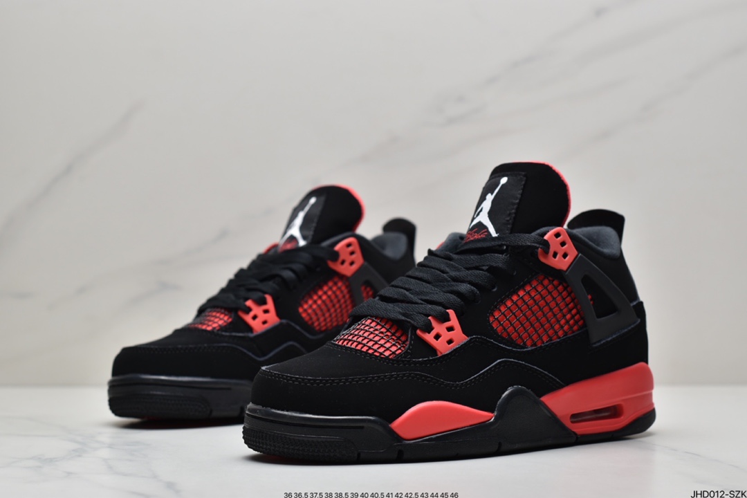 190 Nike Air Jordan 4 Retro “Red Thunder” 黑红 AJ4 乔4 迈克尔·乔丹 AJ4代篮球鞋CT8527-016