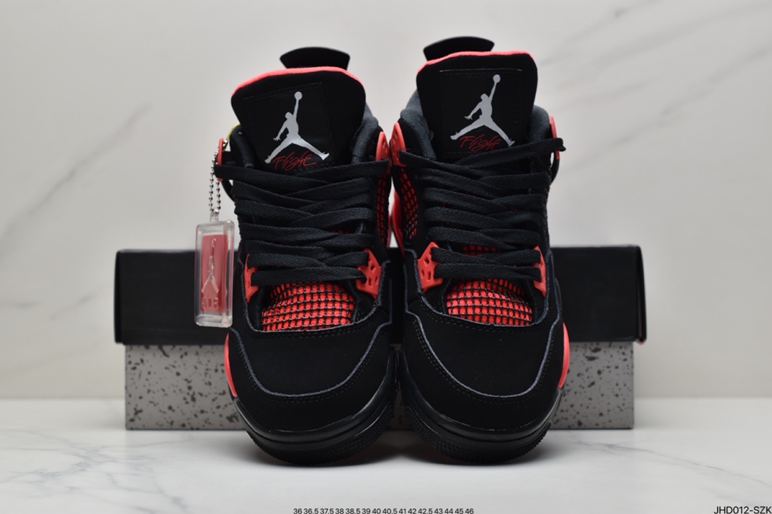 190 Nike Air Jordan 4 Retro “Red Thunder” 黑红 AJ4 乔4 迈克尔·乔丹 AJ4代篮球鞋CT8527-016