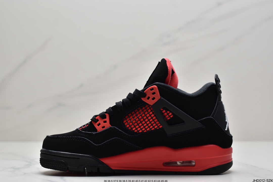 190 Nike Air Jordan 4 Retro “Red Thunder” 黑红 AJ4 乔4 迈克尔·乔丹 AJ4代篮球鞋CT8527-016