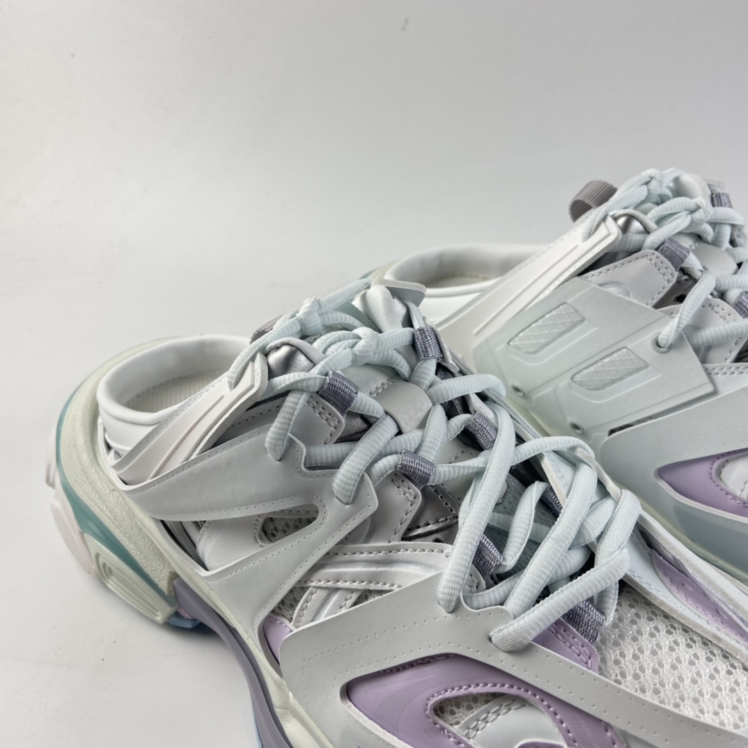 P400  Balenciaga Sneaker Tess s.Gomma MAILLE WHITE/ORANGE 2021ss 巴黎世家3.0 W3AC49045