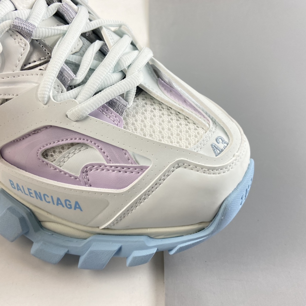 P400  Balenciaga Sneaker Tess s.Gomma MAILLE WHITE/ORANGE 2021ss 巴黎世家3.0 W3AC49045