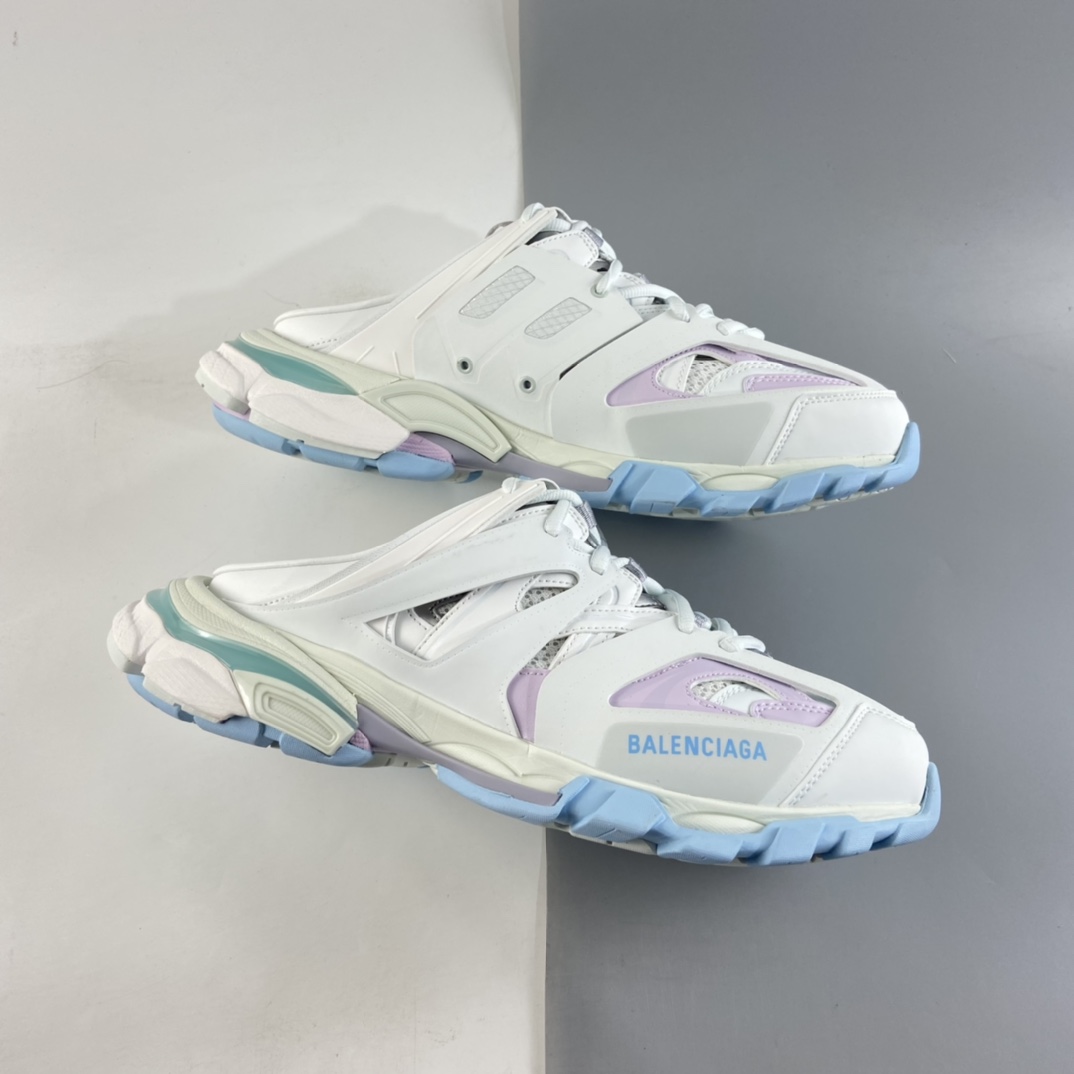 P400  Balenciaga Sneaker Tess s.Gomma MAILLE WHITE/ORANGE 2021ss 巴黎世家3.0 W3AC49045