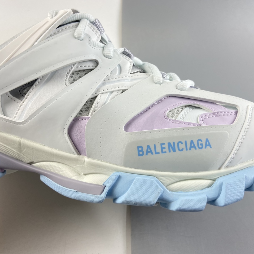 P400 Balenciaga Sneaker Tess s.Gomma MAILLE WHITE/ORANGE 2021ss 
