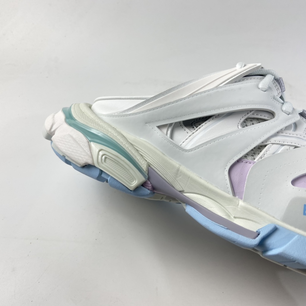 P400  Balenciaga Sneaker Tess s.Gomma MAILLE WHITE/ORANGE 2021ss 巴黎世家3.0 W3AC49045