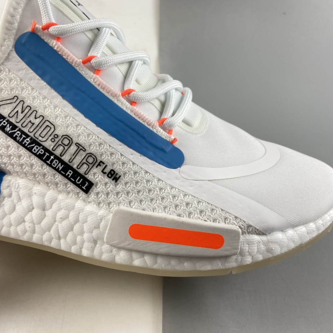 P190  AD NMD_R1 SPECTOO 阿迪三叶草低帮休闲爆米花跑步鞋 FZ3629