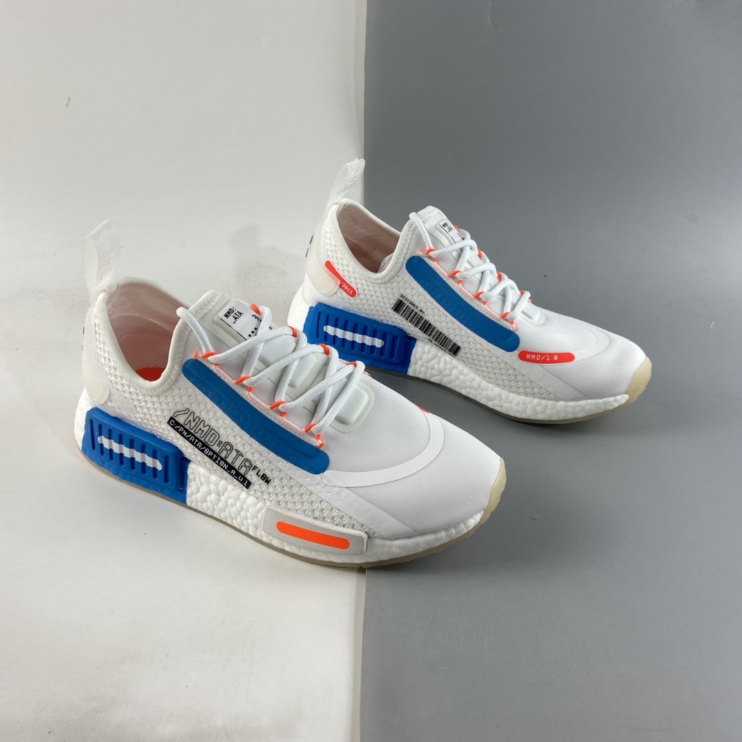 P190  AD NMD_R1 SPECTOO 阿迪三叶草低帮休闲爆米花跑步鞋 FZ3629