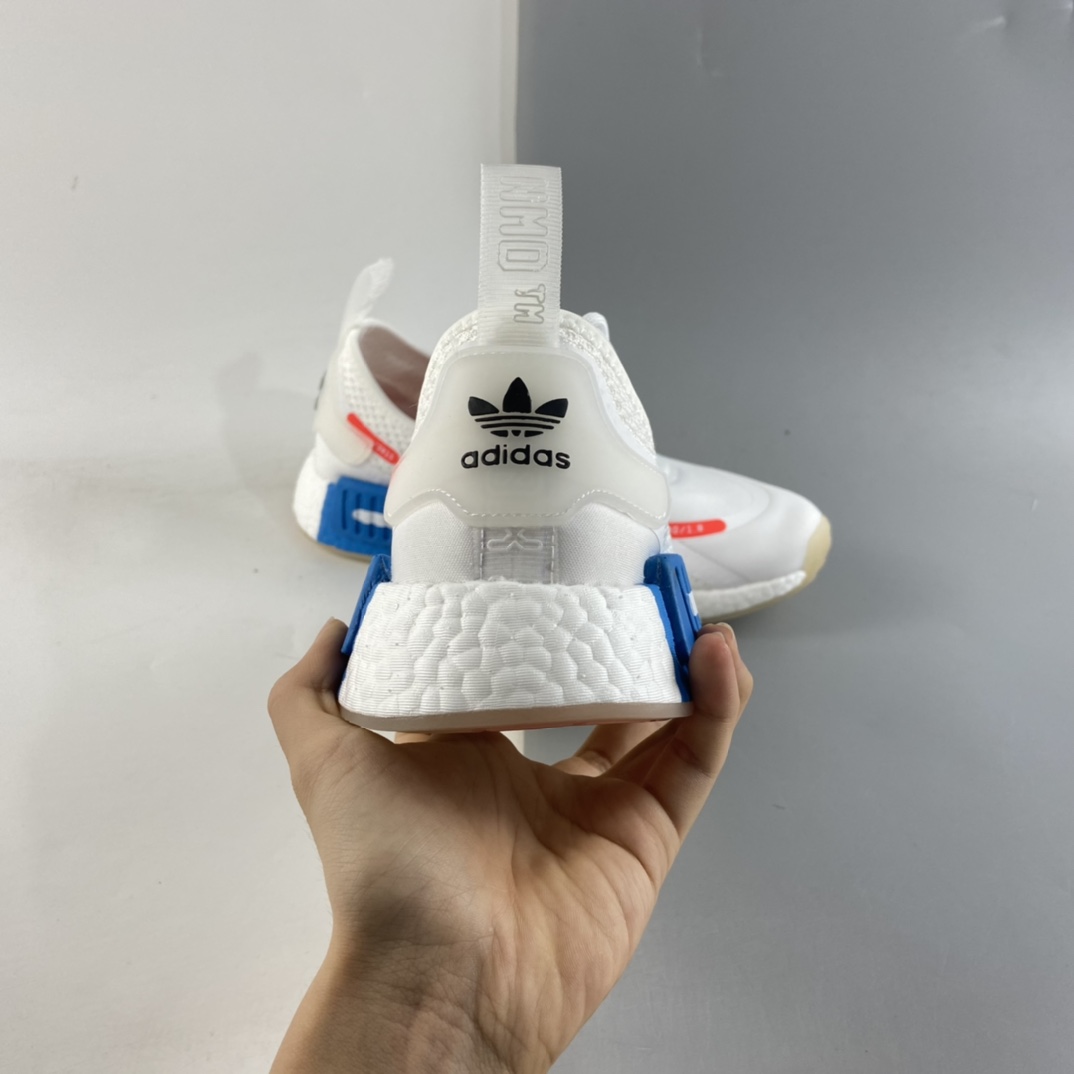 P190  AD NMD_R1 SPECTOO 阿迪三叶草低帮休闲爆米花跑步鞋 FZ3629