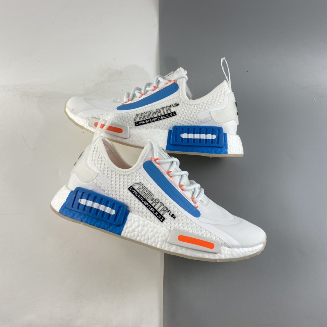 P190  AD NMD_R1 SPECTOO 阿迪三叶草低帮休闲爆米花跑步鞋 FZ3629