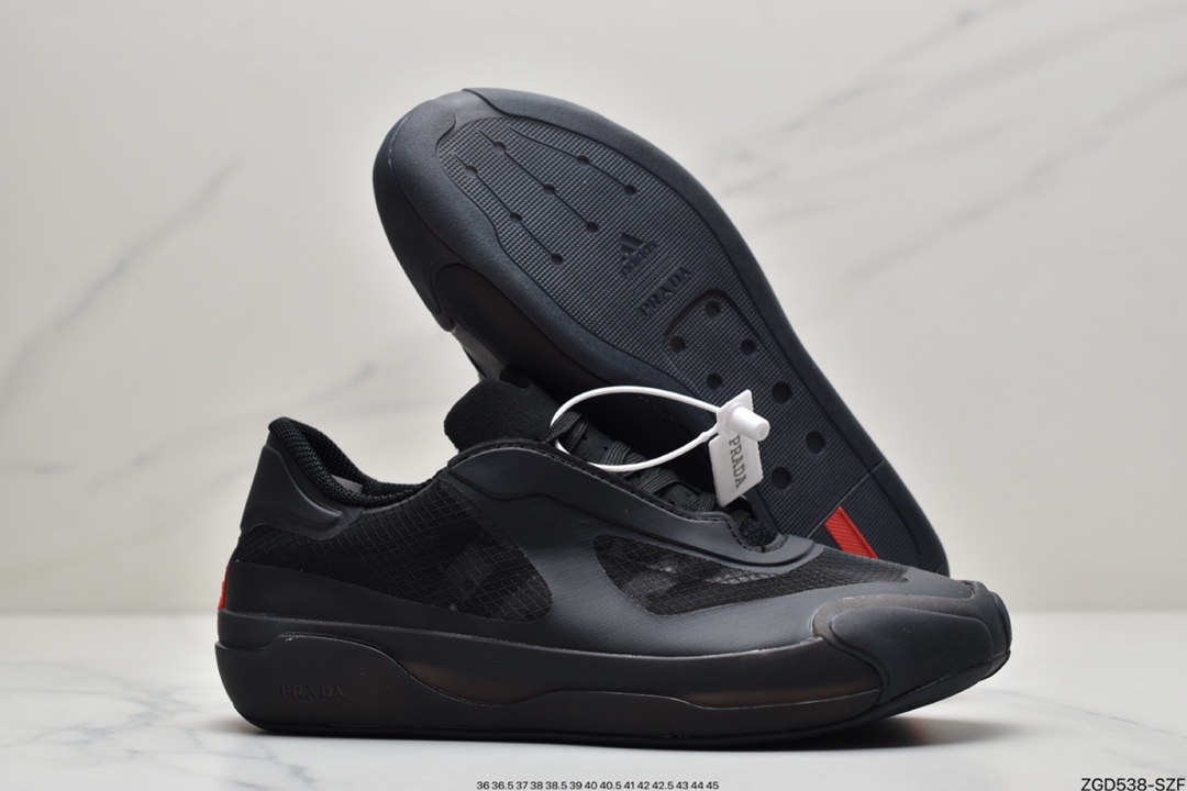 290 阿迪达斯Prada x adidas Luna Rossa 21 骨白 蝉翼轻薄休闲百搭运动鞋FW1079