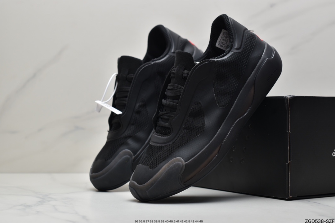 290 阿迪达斯Prada x adidas Luna Rossa 21 骨白 蝉翼轻薄休闲百搭运动鞋FW1079