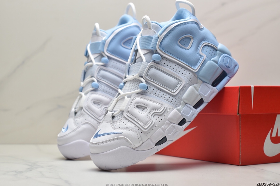 260 耐克Nike Air More Uptempo 白淡蓝代表着历史最高版本皮蓬DJ5159-400