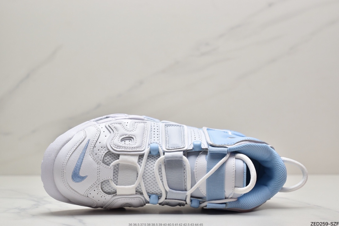 260 耐克Nike Air More Uptempo 白淡蓝代表着历史最高版本皮蓬DJ5159-400