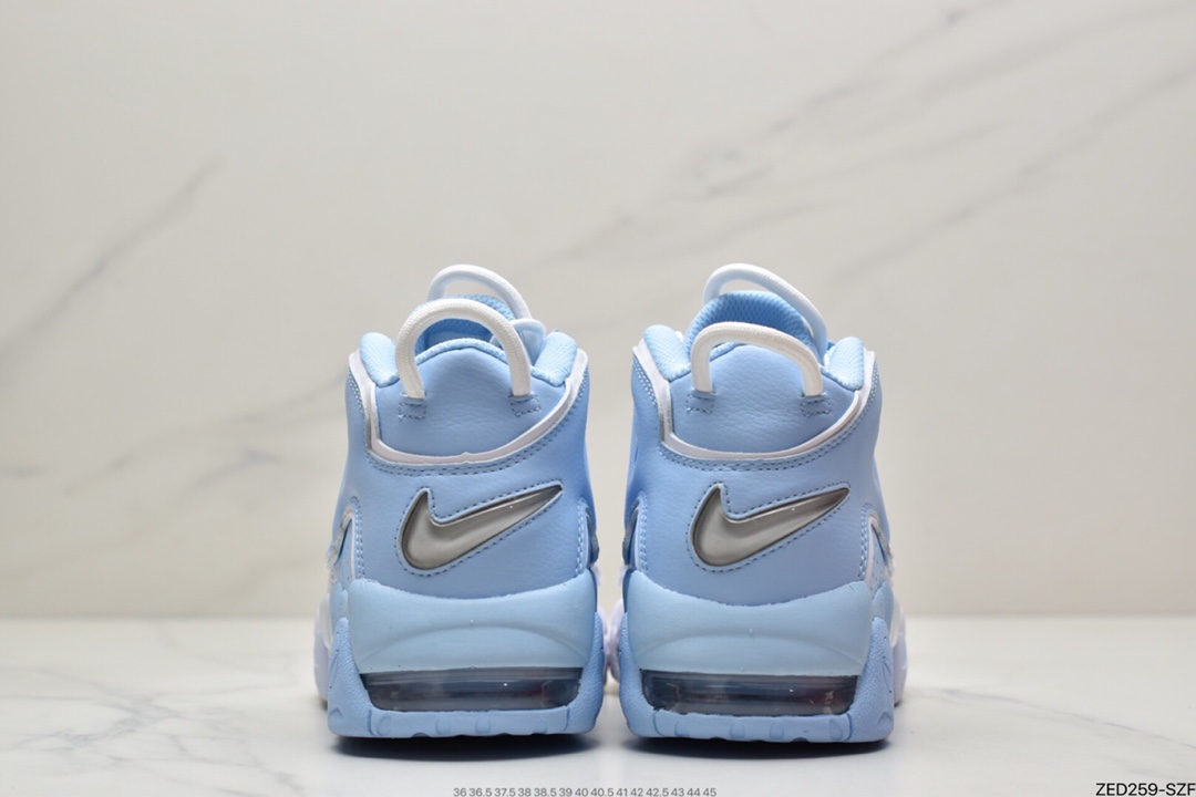 260 耐克Nike Air More Uptempo 白淡蓝代表着历史最高版本皮蓬DJ5159-400