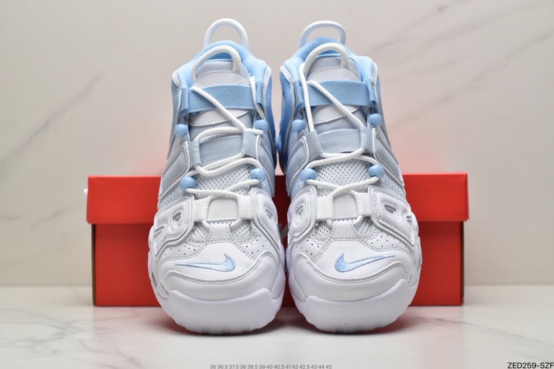 260 耐克Nike Air More Uptempo 白淡蓝代表着历史最高版本皮蓬DJ5159-400